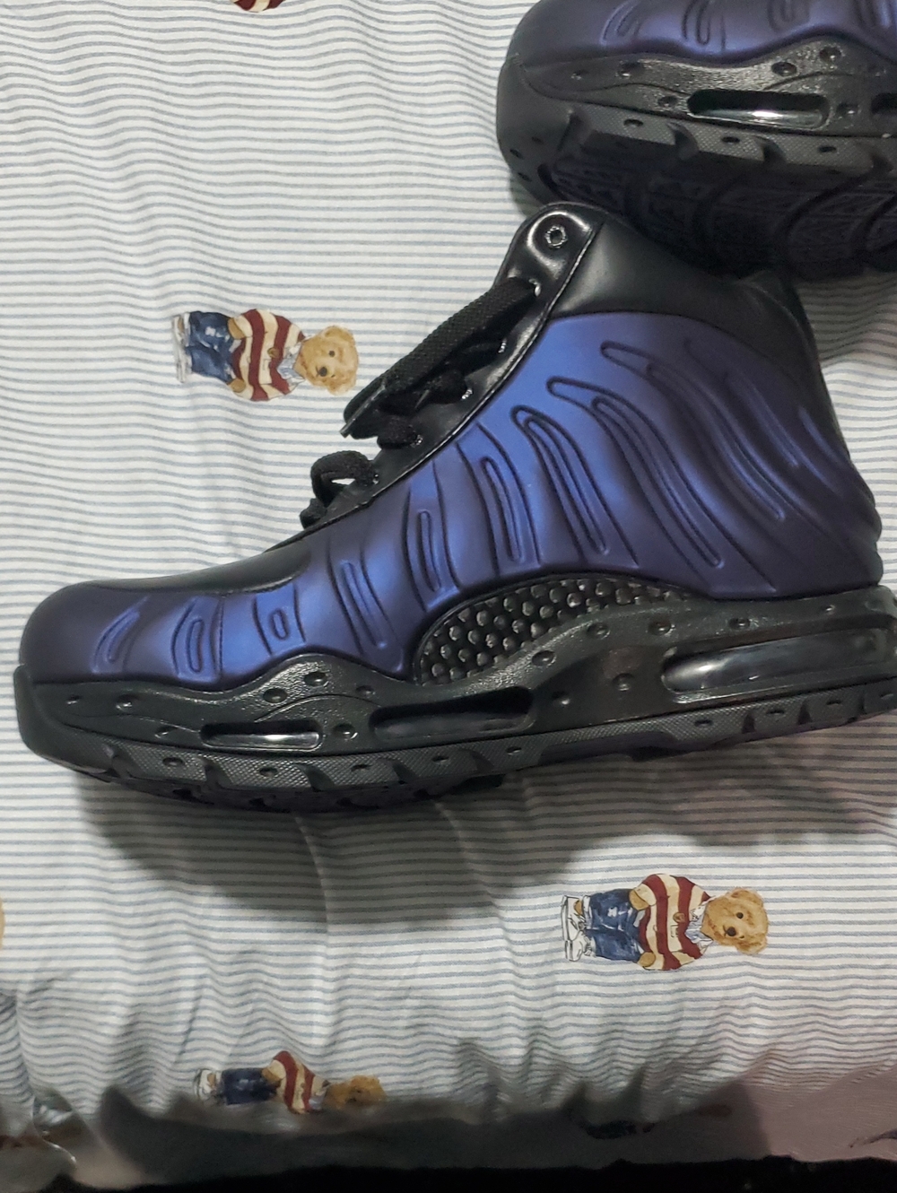 Nike Men's Air Max Foamposite Acg Rare Eggplant Vintage Sneaker Acg  Boot  Sz 10 - Picture 3 of 10